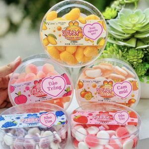 kẸo gÔm hoa quẢ hỘp